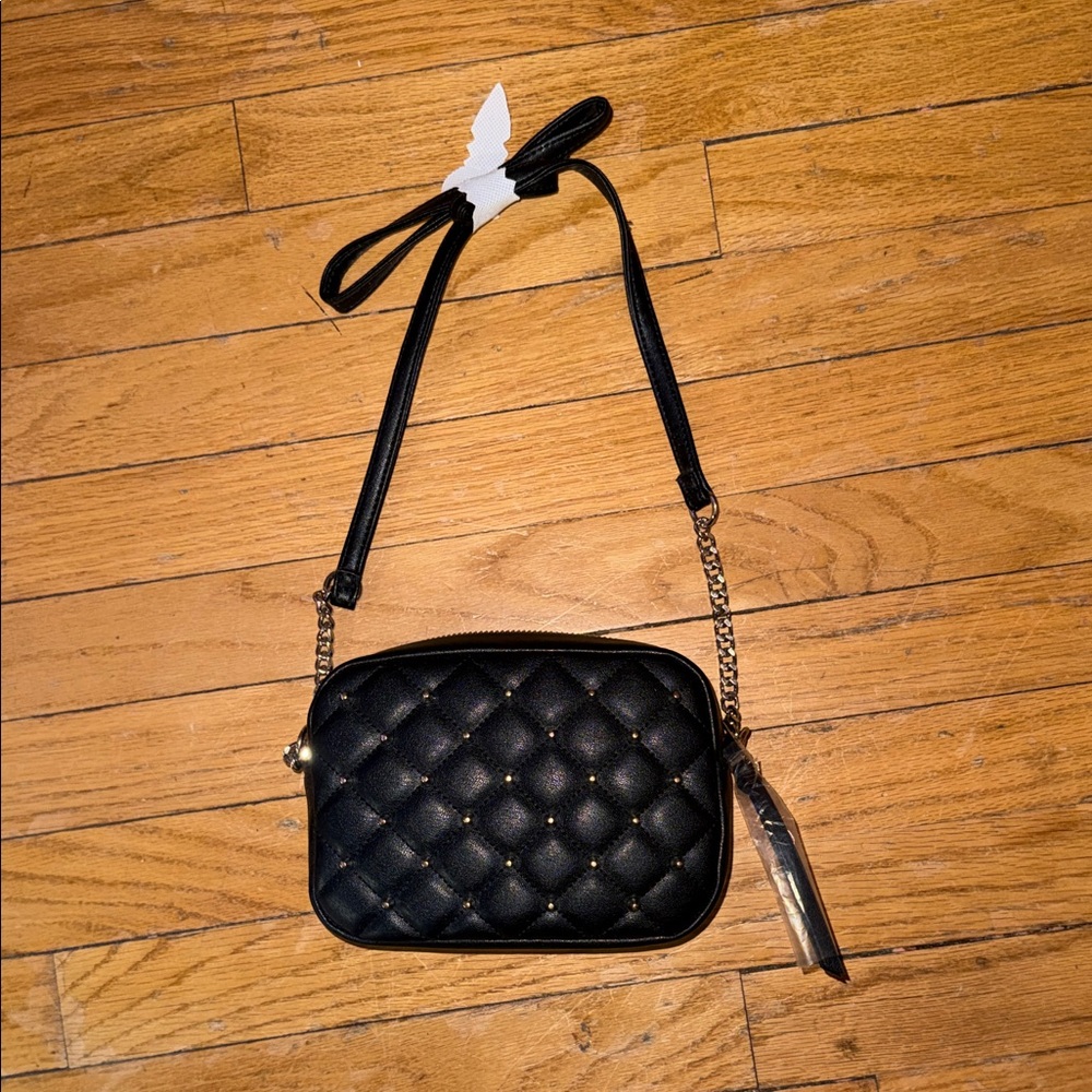 Rebecca Minkoff Elegant Black Quilted Crossbody Bag